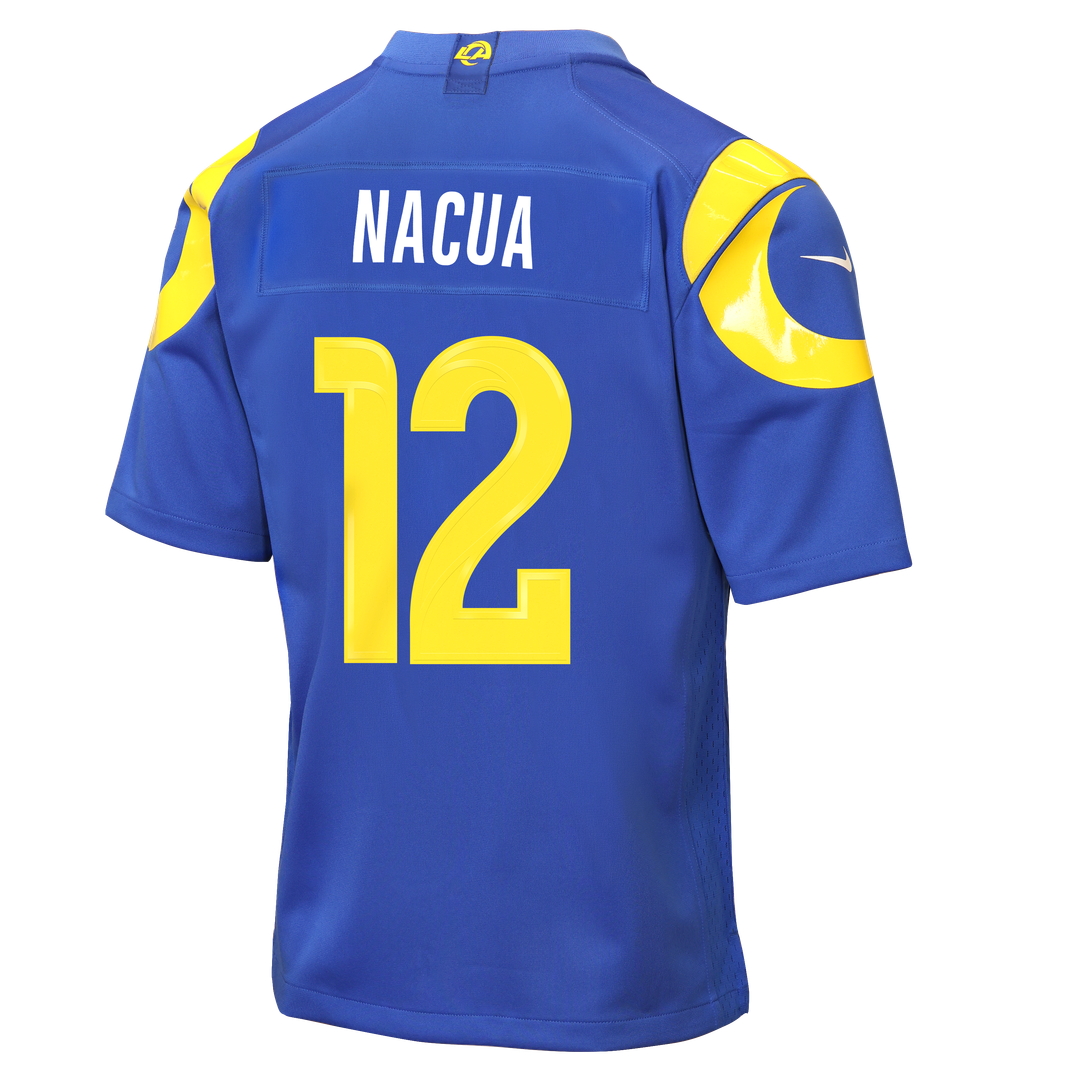Puka Nacua Los Angeles Rams Nike Youth Game Jersey - Royal Official NFL Team Apparel Football Fan Gear