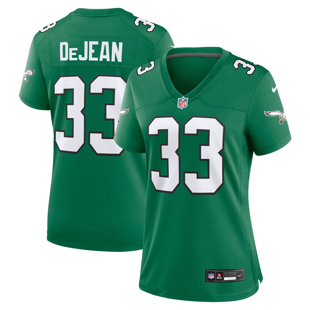 Cooper DeJean Philadelphia Eagles Nike Women's Alternate Game Jersey - Kelly Green Official NFL Team Apparel Football Fan Gear