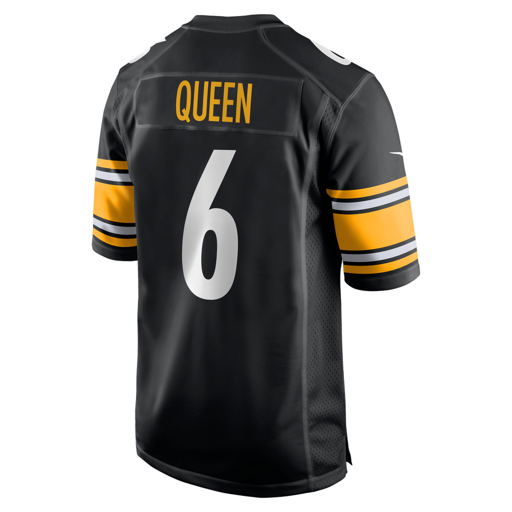 Patrick Queen Pittsburgh Steelers Nike Game Player Jersey - Black Official NFL Team Apparel Football Fan Gear