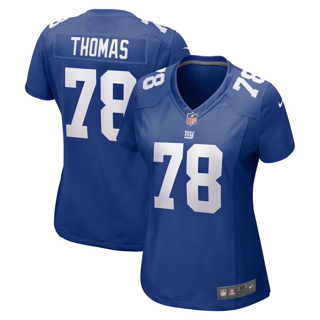 Andrew Thomas New York Giants Nike Women's Game Jersey - Royal Official NFL Team Apparel Football Fan Gear