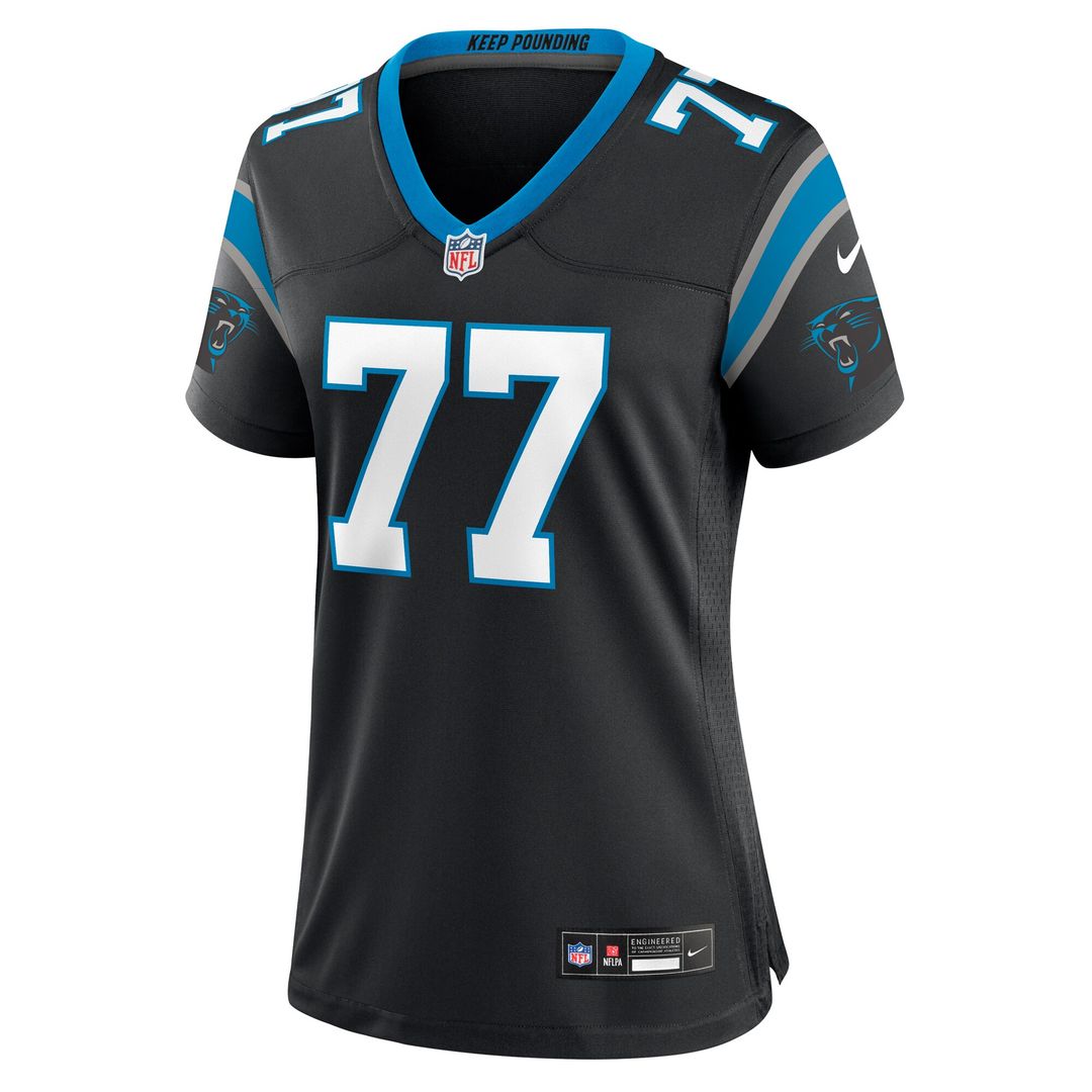 Yosh Nijman Carolina Panthers Nike Women's Game Jersey - Black Official NFL Team Apparel Football Fan Gear