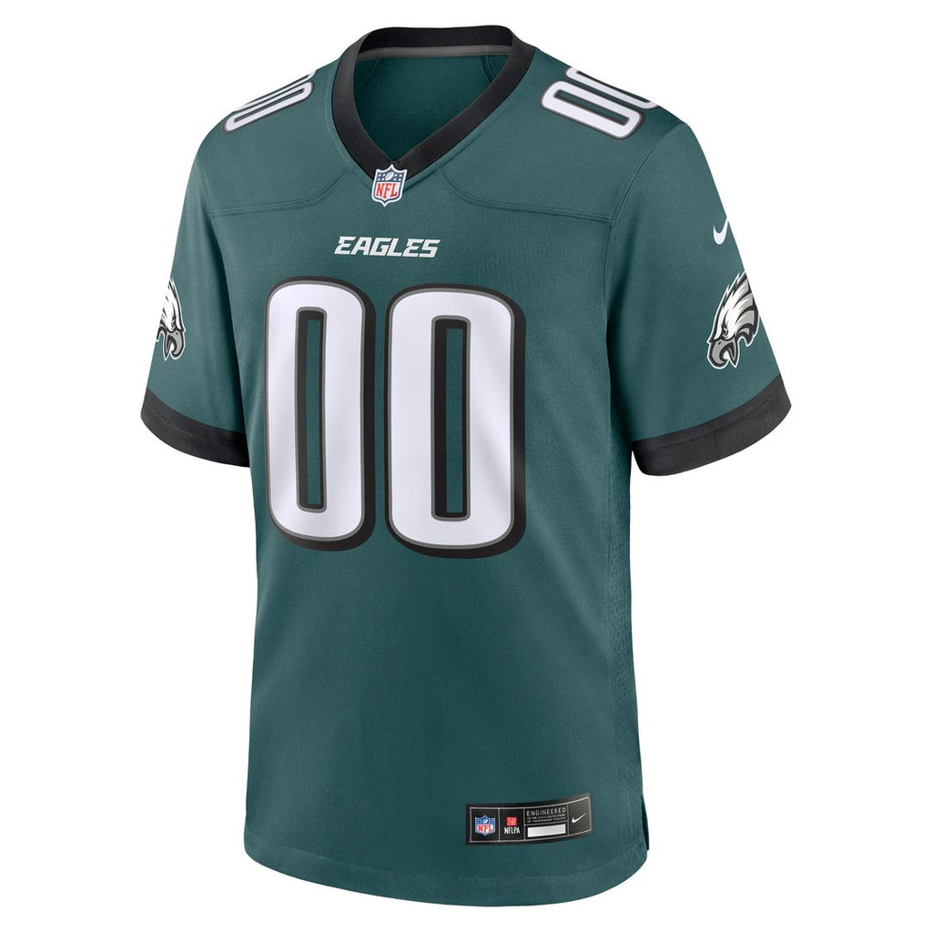 Philadelphia Eagles Nike Custom Game Jersey - Midnight Green Official NFL Team Apparel Football Fan Gear