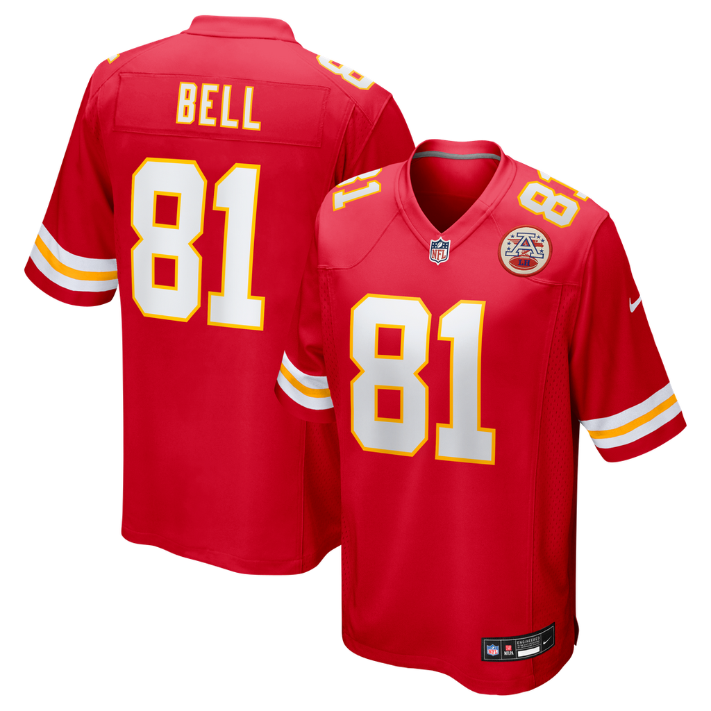 Blake Bell Kansas City Chiefs Nike Game Player Jersey - Red Official NFL Team Apparel Football Fan Gear