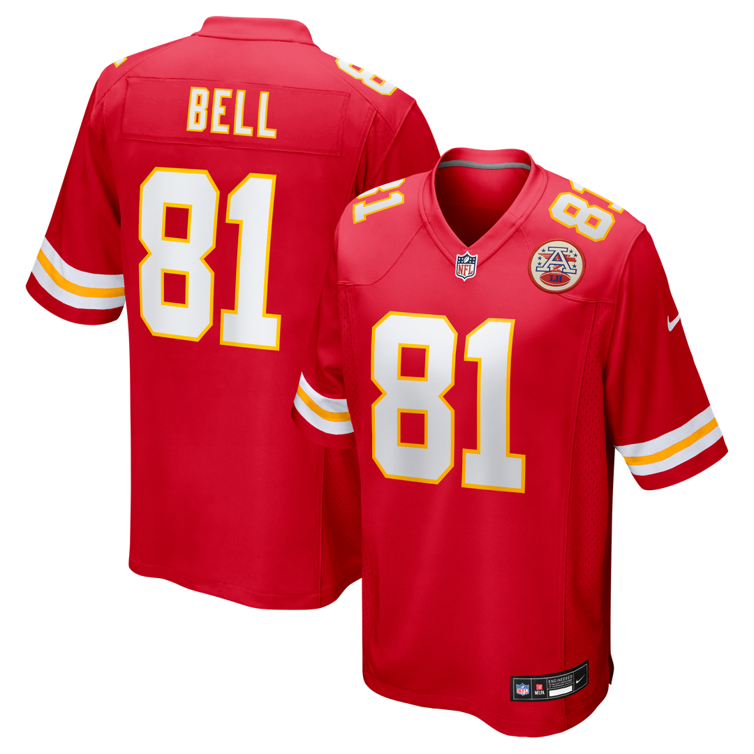 Blake Bell Kansas City Chiefs Nike Game Player Jersey - Red Official NFL Team Apparel Football Fan Gear