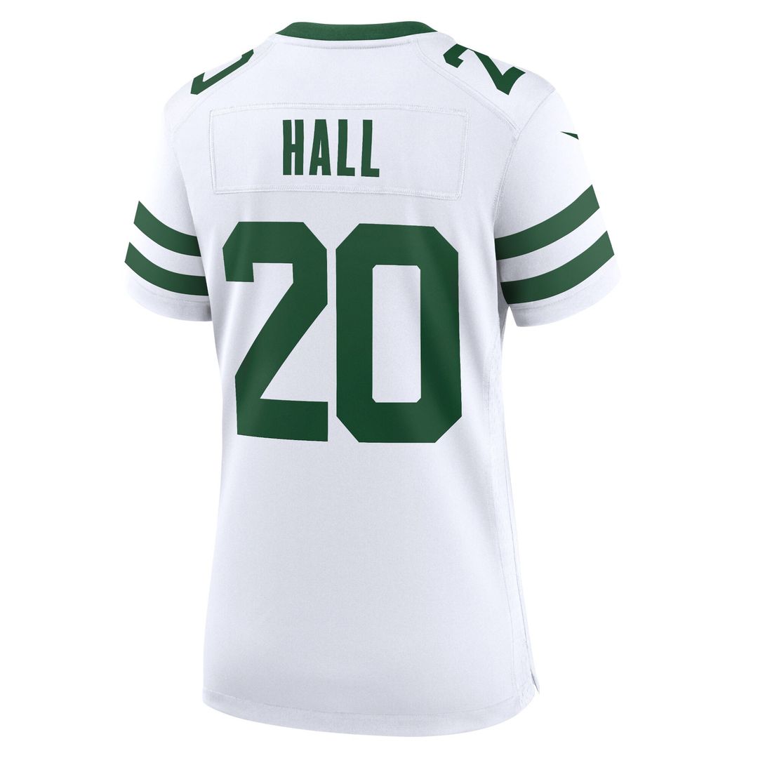 Breece Hall New York Jets Nike Women's Game Jersey - Legacy White Official NFL Team Apparel Football Fan Gear