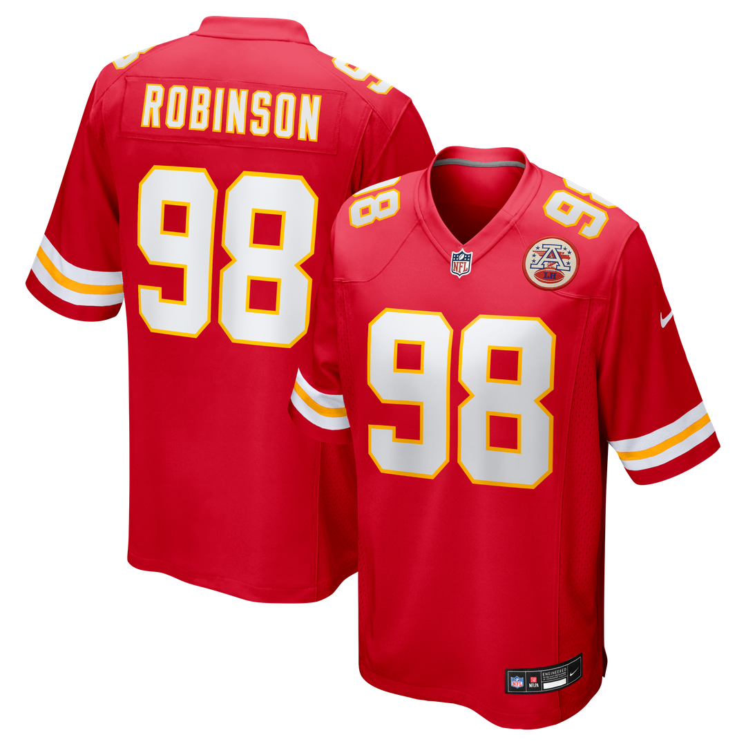Janarius Robinson Kansas City Chiefs Nike Team Game Jersey - Red Official NFL Team Apparel Football Fan Gear