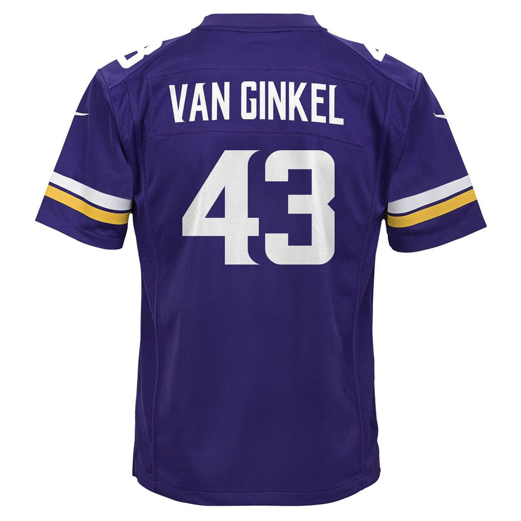Andrew Van Ginkel Minnesota Vikings Nike Youth Youth - Purple NFL Fan Gear Popular Style