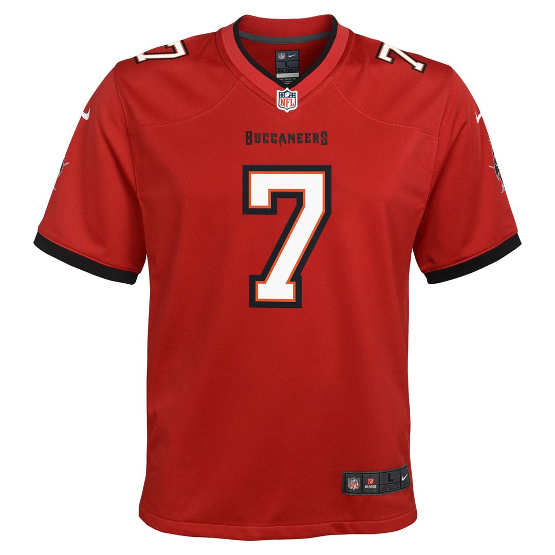 Bucky Irving Tampa Bay Buccaneers Nike Youth Game Jersey - Red Official NFL Team Apparel Football Fan Gear