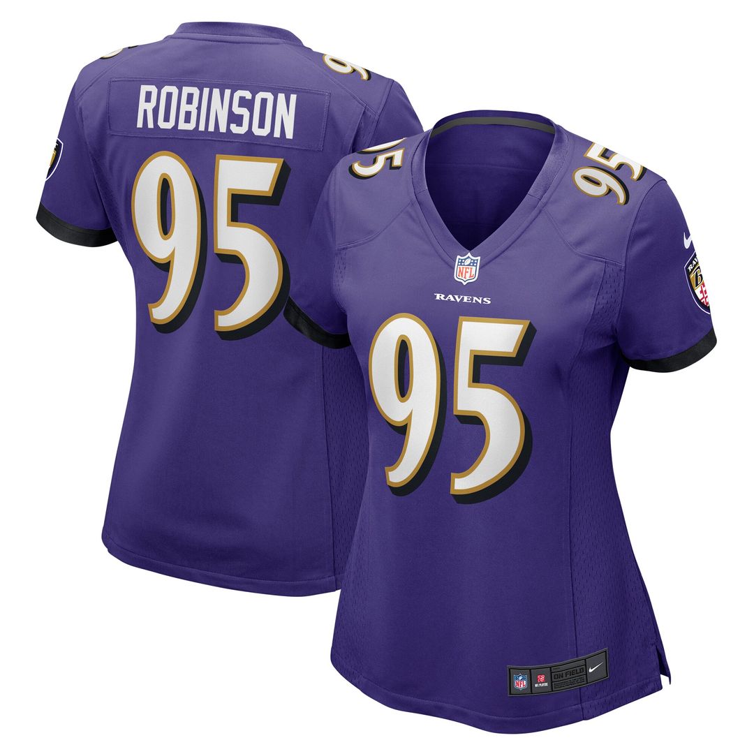 Tavius Robinson Baltimore Ravens Nike Women's Game Jersey - Purple Official NFL Team Apparel Football Fan Gear