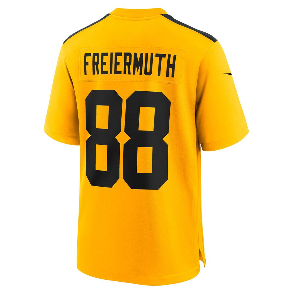 Pat Freiermuth Pittsburgh Steelers Nike Alternate 1933 Throwback Game Jersey - Gold Official NFL Team Apparel Football Fan Gear
