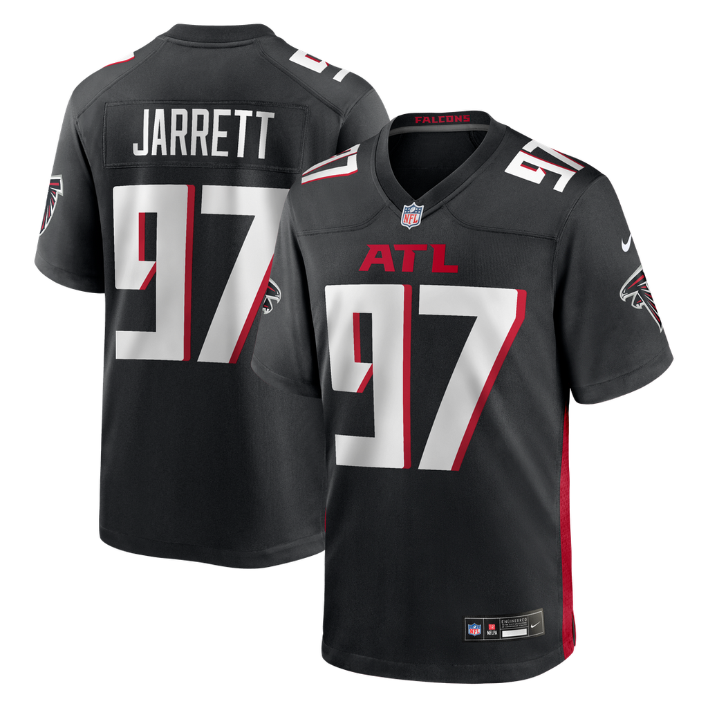 Grady Jarrett Atlanta Falcons Nike Game Player Jersey - Black Official NFL Team Apparel Football Fan Gear