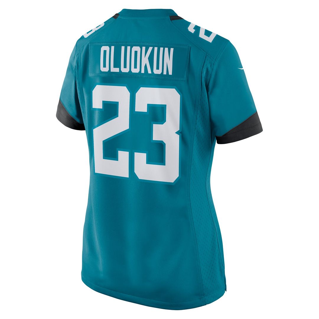 Foyesade Oluokun Jacksonville Jaguars Nike Women's Game Player Jersey - Teal Official NFL Team Apparel Football Fan Gear