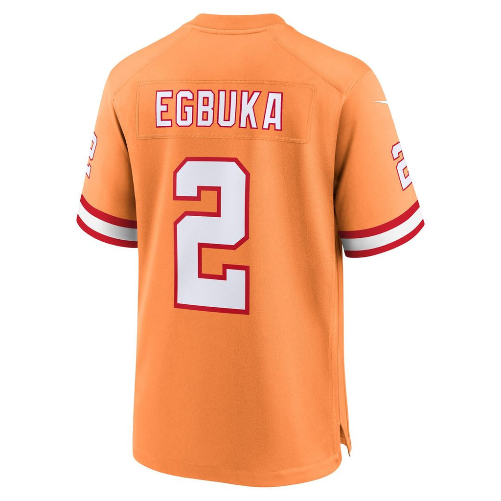 Emeka Egbuka Tampa Bay Buccaneers Nike Alternate Game Player Jersey - Pewter Official NFL Team Apparel Football Fan Gear