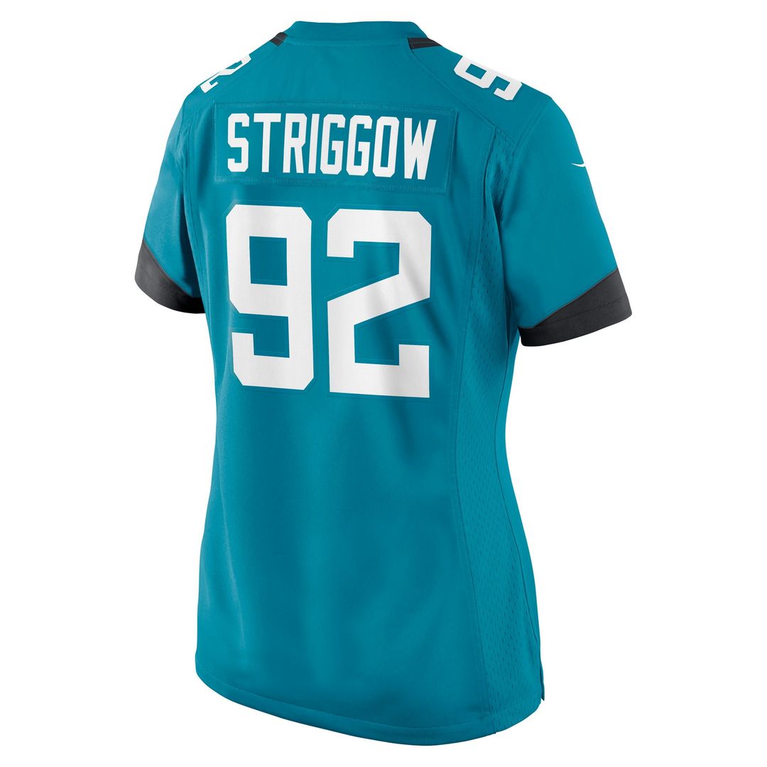 Danny Striggow Jacksonville Jaguars Nike Women's Team Game Jersey - Teal Official NFL Team Apparel Football Fan Gear