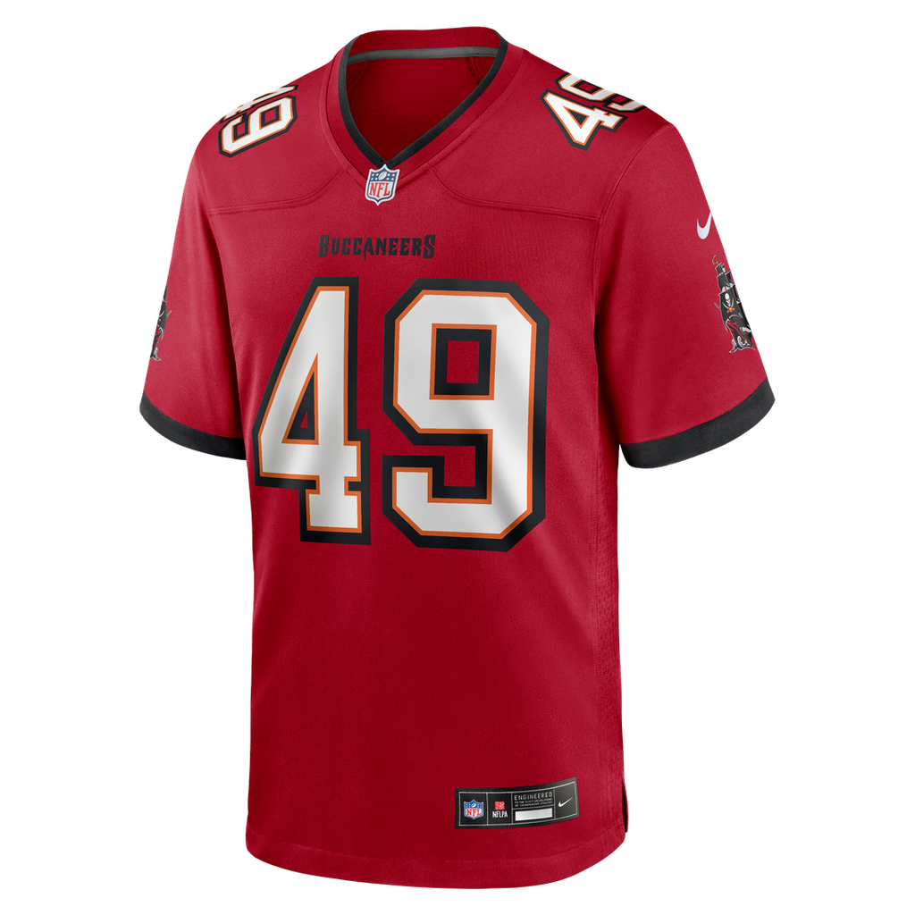 Owen Wright Tampa Bay Buccaneers Nike Team Game Jersey - Red Official NFL Team Apparel Football Fan Gear