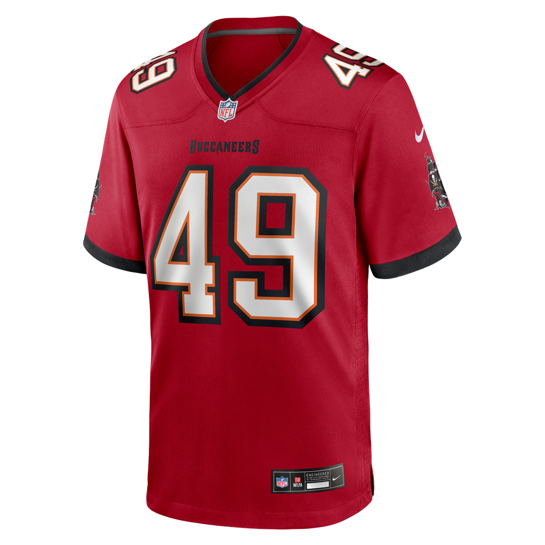 Owen Wright Tampa Bay Buccaneers Nike Team Game Jersey - Red Official NFL Team Apparel Football Fan Gear