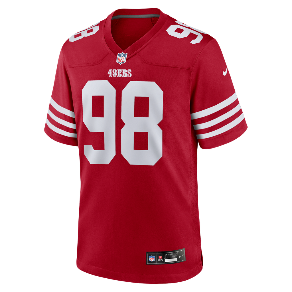 Mykel Williams San Francisco 49ers Nike Game Player Jersey - Scarlet Official NFL Team Apparel Football Fan Gear