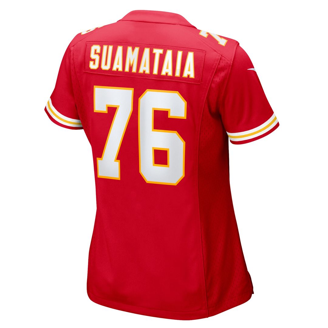 Kingsley Suamataia Kansas City Chiefs Nike Women's Game Jersey - Red Official NFL Team Apparel Football Fan Gear