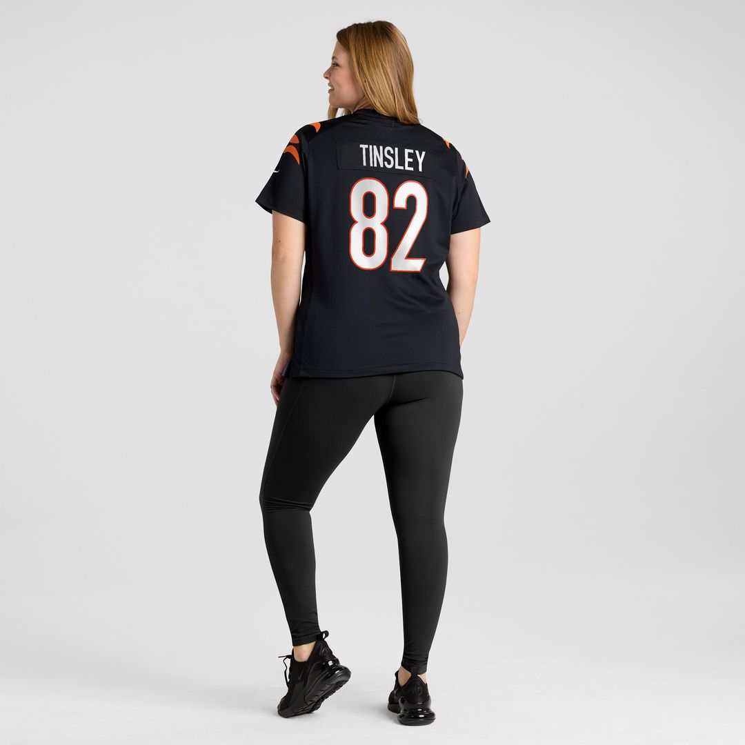 Mitchell Tinsley Cincinnati Bengals Nike Women's Team Game Jersey - Black Official NFL Team Apparel Football Fan Gear