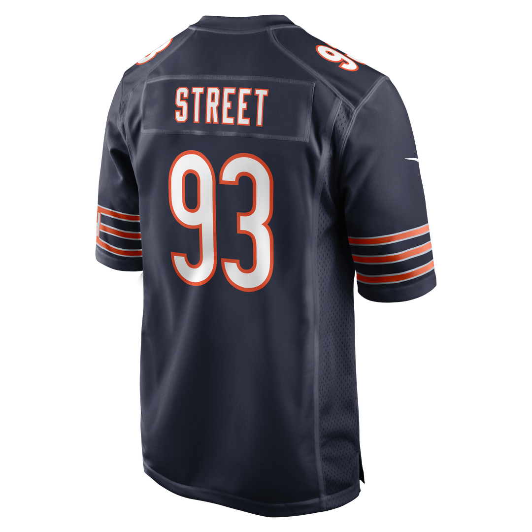 Kentavius Street Chicago Bears Nike Team Game Jersey - Navy Official NFL Team Apparel Football Fan Gear