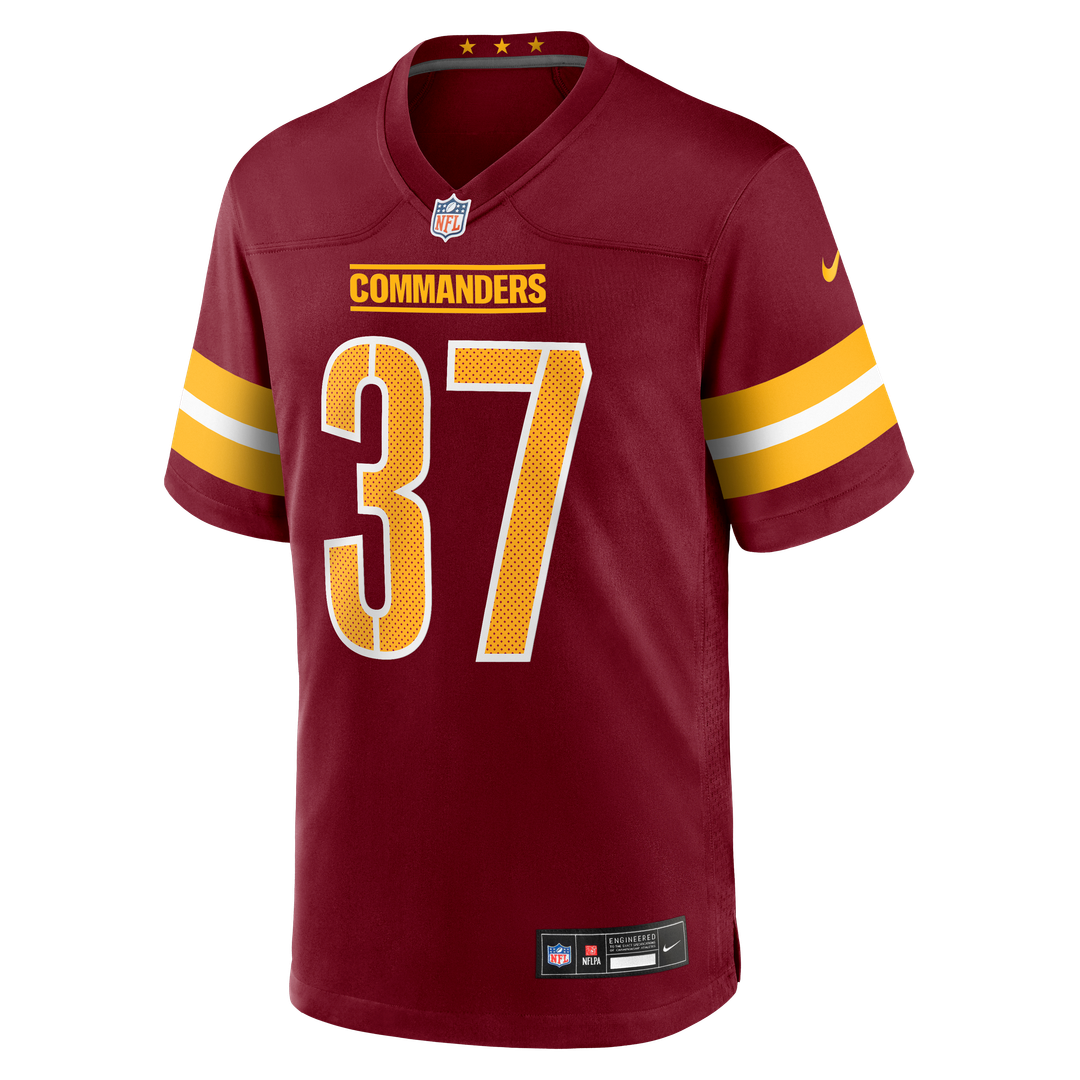 Car'lin Vigers Washington Commanders Nike Team Game Jersey - Burgundy Official NFL Team Apparel Football Fan Gear