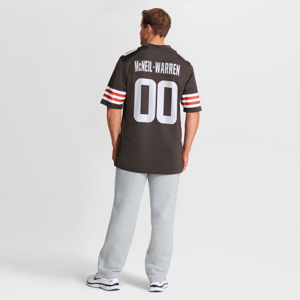 Emmanuel McNeil-Warren Cleveland Browns Nike Game Jersey - Brown Official NFL Team Apparel Football Fan Gear