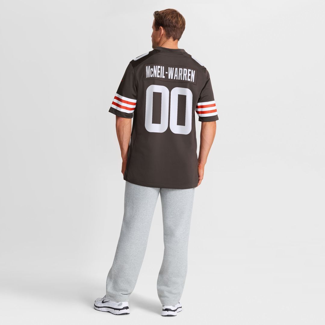Emmanuel McNeil-Warren Cleveland Browns Nike Game Jersey - Brown Official NFL Team Apparel Football Fan Gear