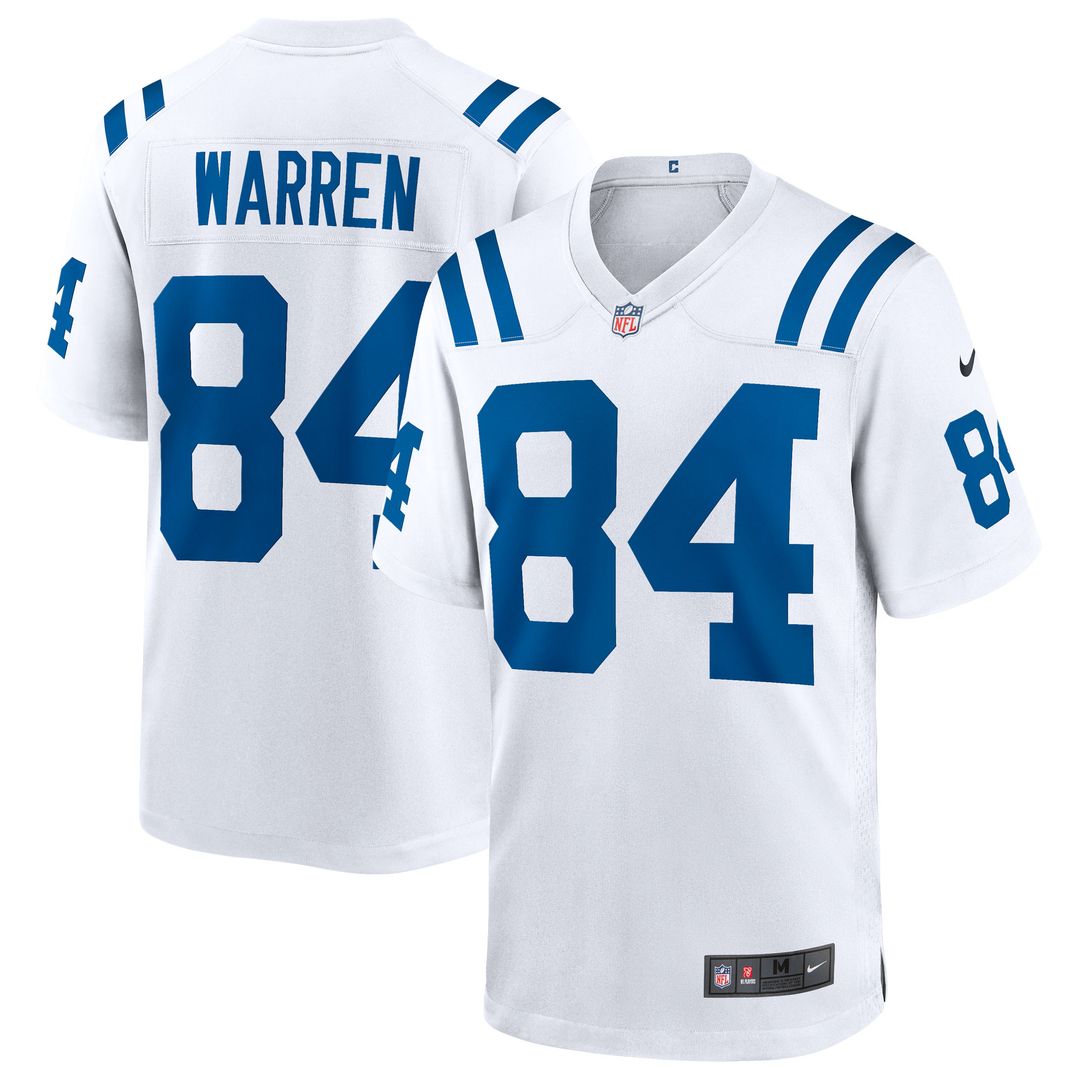 Tyler Warren Indianapolis Colts Nike Game Jersey - White Official NFL Team Apparel Football Fan Gear