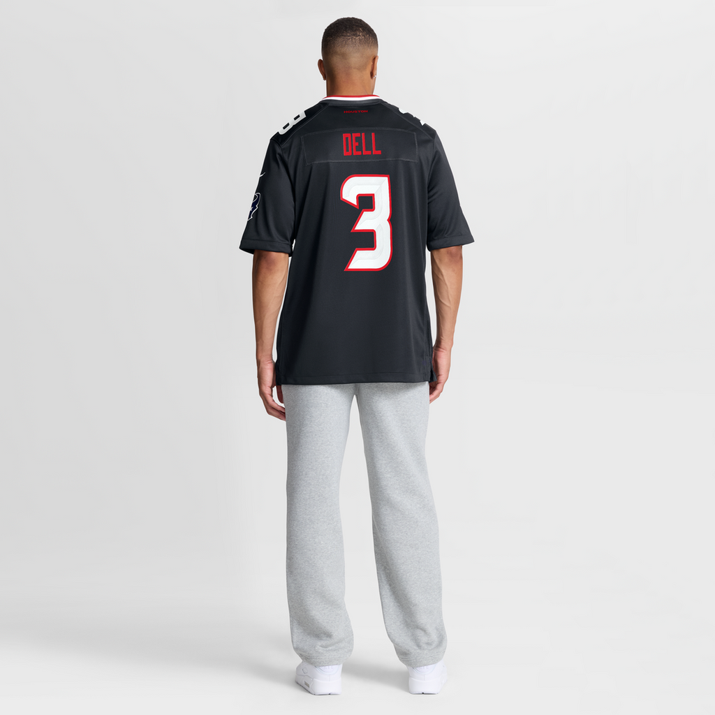 Tank Dell Houston Texans Nike Game Jersey - Navy Official NFL Team Apparel Football Fan Gear
