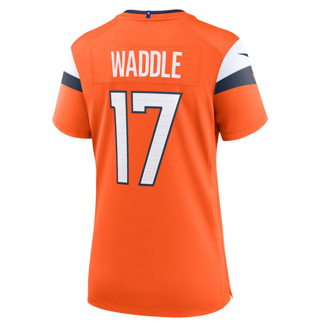 Jaylen Waddle Denver Broncos Nike Women's Game Jersey - Orange Official NFL Team Apparel Football Fan Gear