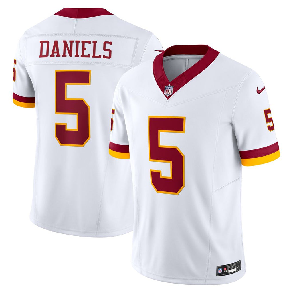 Jayden Daniels Washington Commanders Nike Vapor F.U.S.E. Limited Super Bowl Era Jersey - White Official NFL Team Apparel Football Fan Gear