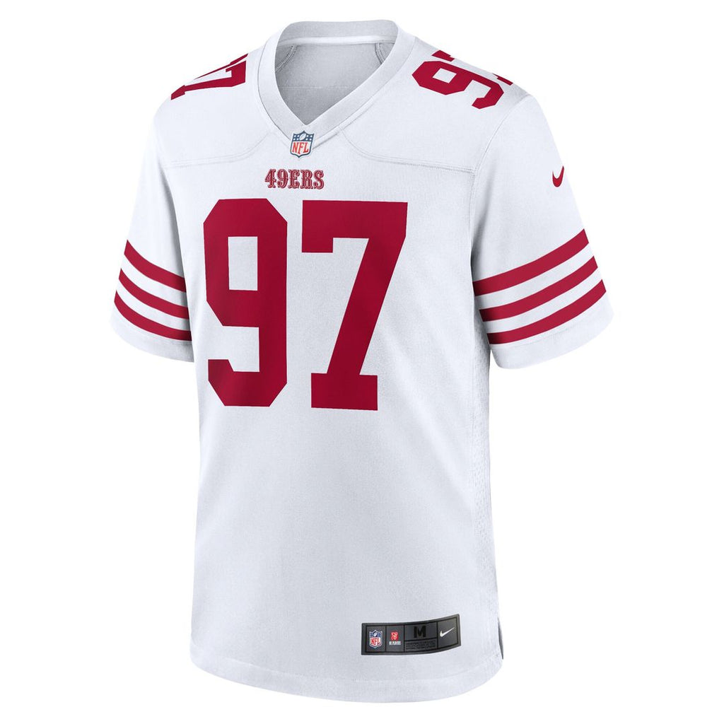 Nick Bosa San Francisco 49ers Nike Team Game Jersey - White Official NFL Team Apparel Football Fan Gear
