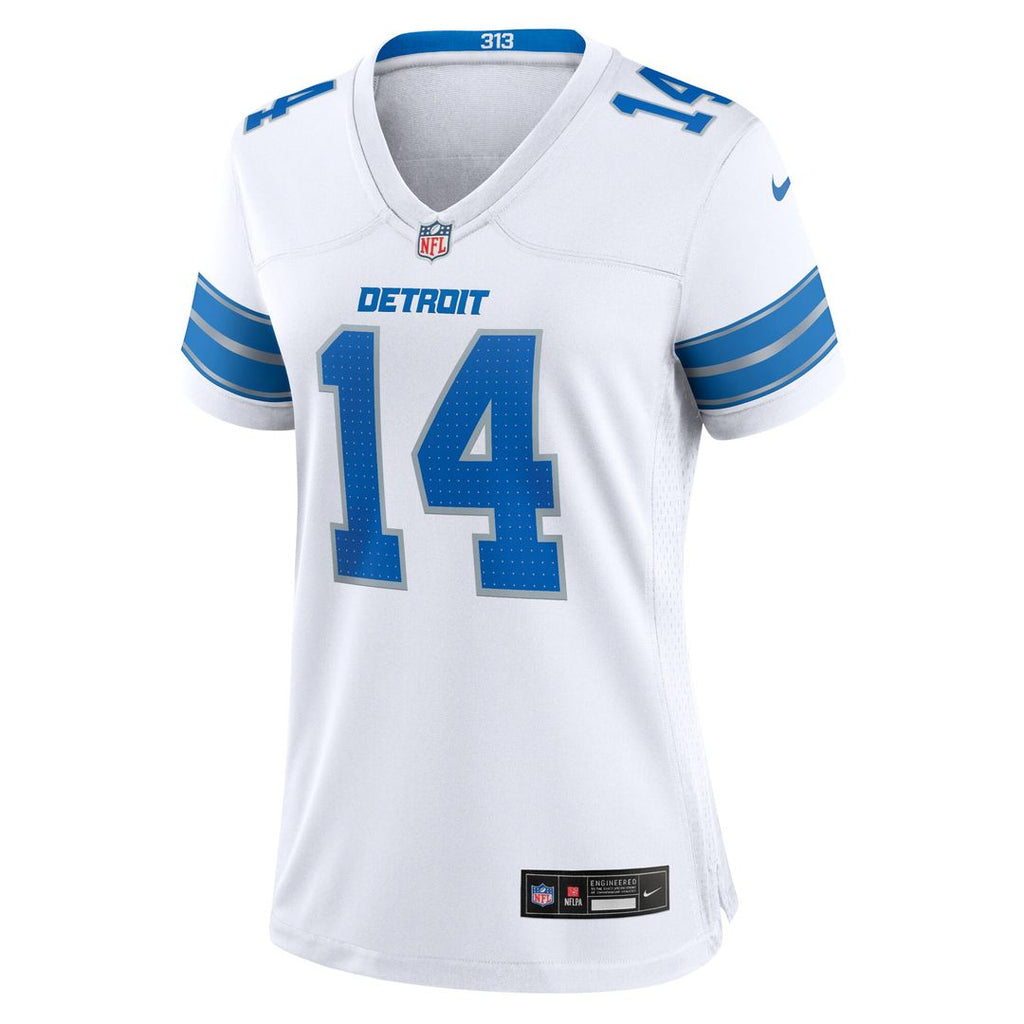 Amon-Ra St. Brown Detroit Lions Nike Women's White Game Jersey - White Official NFL Team Apparel Football Fan Gear