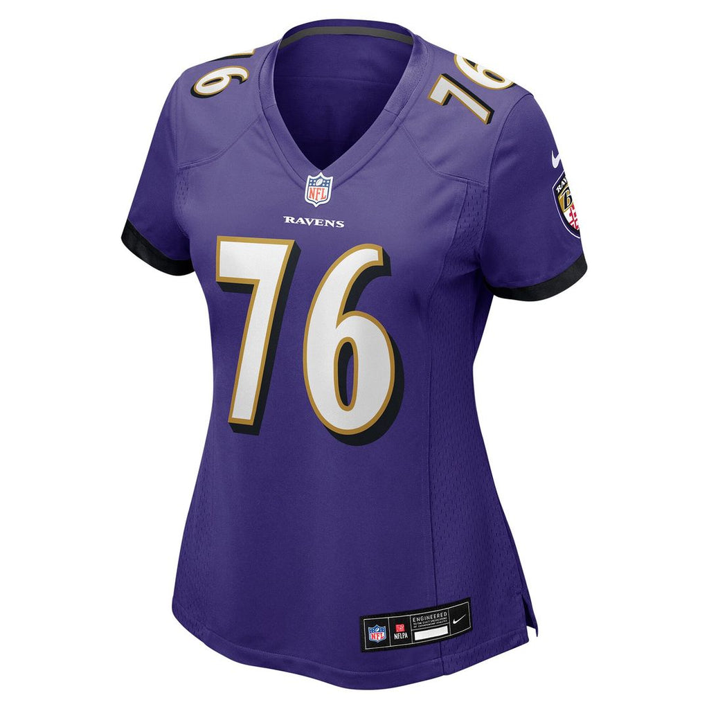 Kenyon Green Baltimore Ravens Nike Women's Team Game Jersey - Purple Official NFL Team Apparel Football Fan Gear