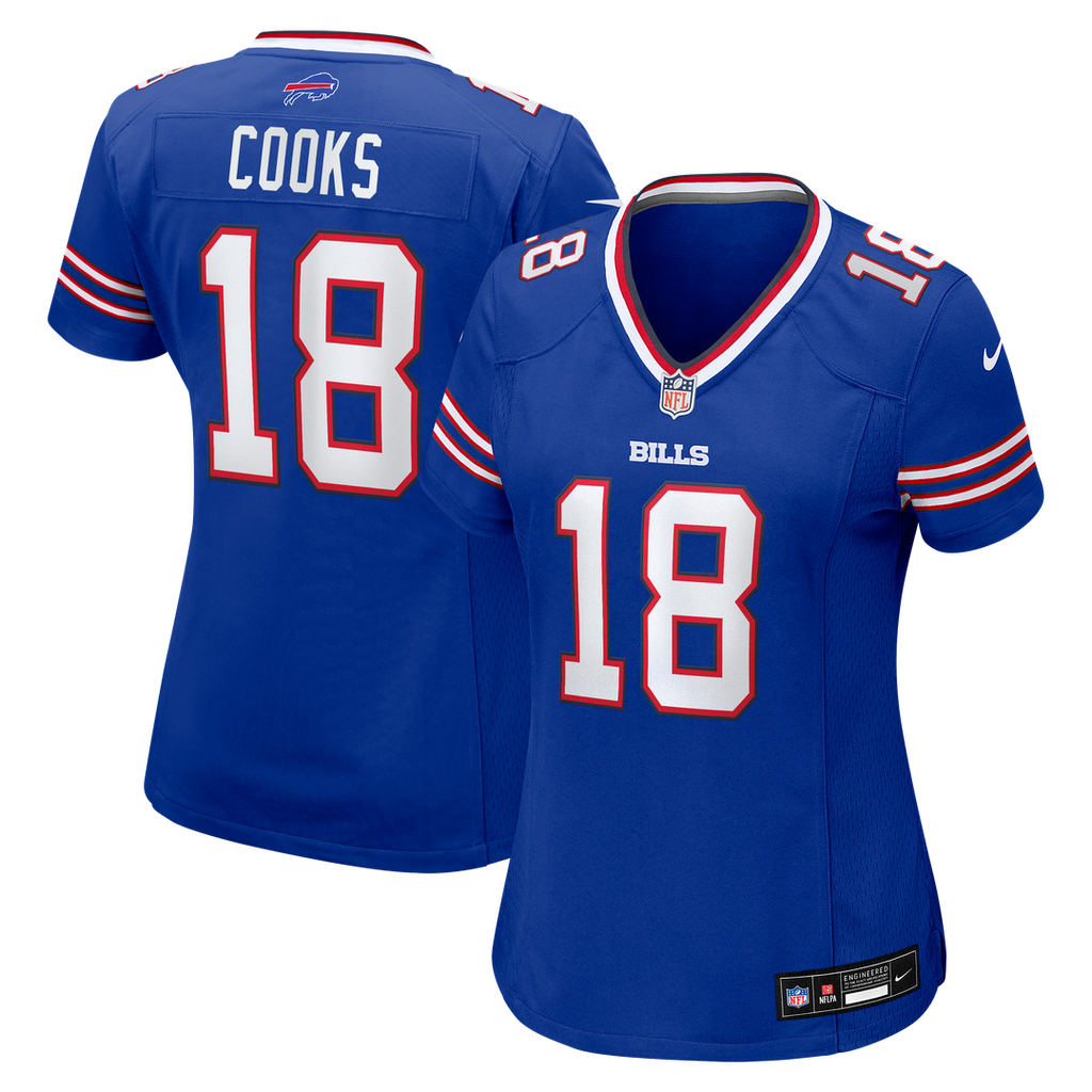 Brandin Cooks Buffalo Bills Nike Women's Team Game Jersey - Royal Official NFL Team Apparel Football Fan Gear