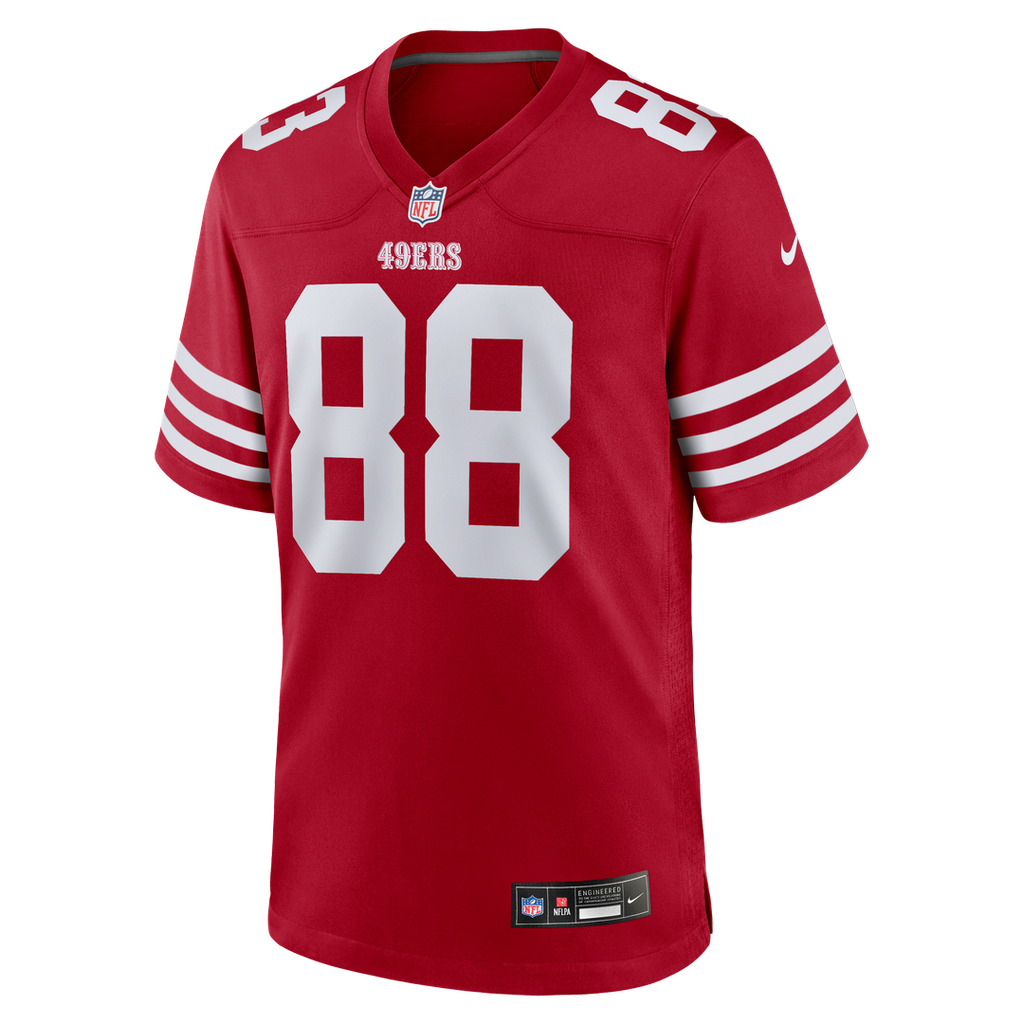 Jake Tonges San Francisco 49ers Nike Team Game Jersey - Scarlet Official NFL Team Apparel Football Fan Gear