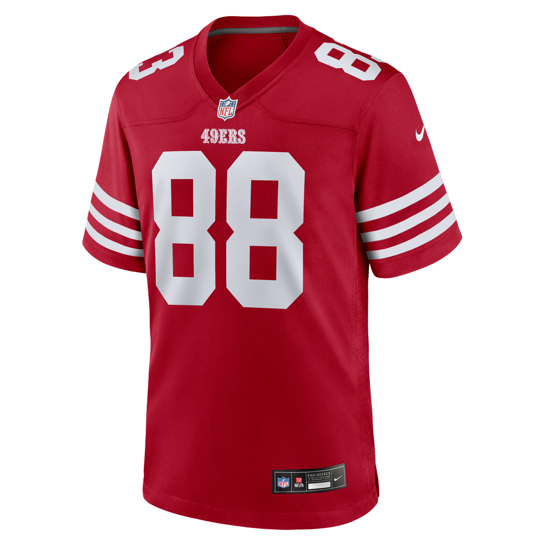 Jake Tonges San Francisco 49ers Nike Team Game Jersey - Scarlet Official NFL Team Apparel Football Fan Gear