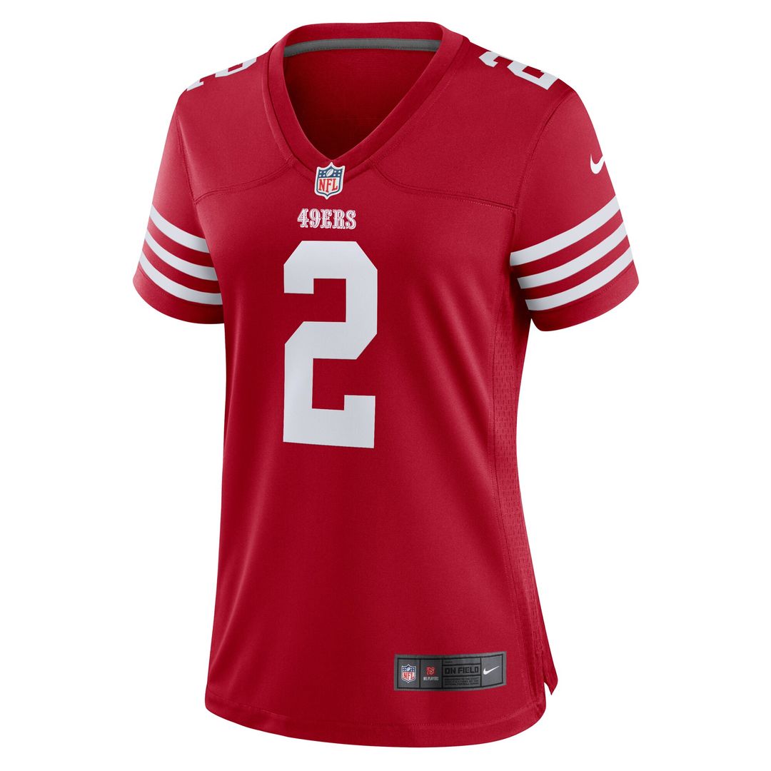 Deommodore Lenoir San Francisco 49ers Nike Women's Game Jersey - Scarlet Official NFL Team Apparel Football Fan Gear