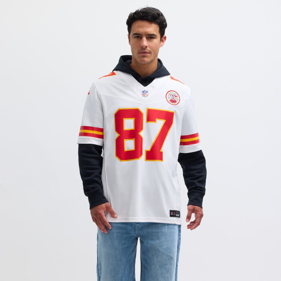 Travis Kelce Kansas City Chiefs Nike Vapor F.U.S.E. Limited Jersey - White Official NFL Team Apparel Football Fan Gear
