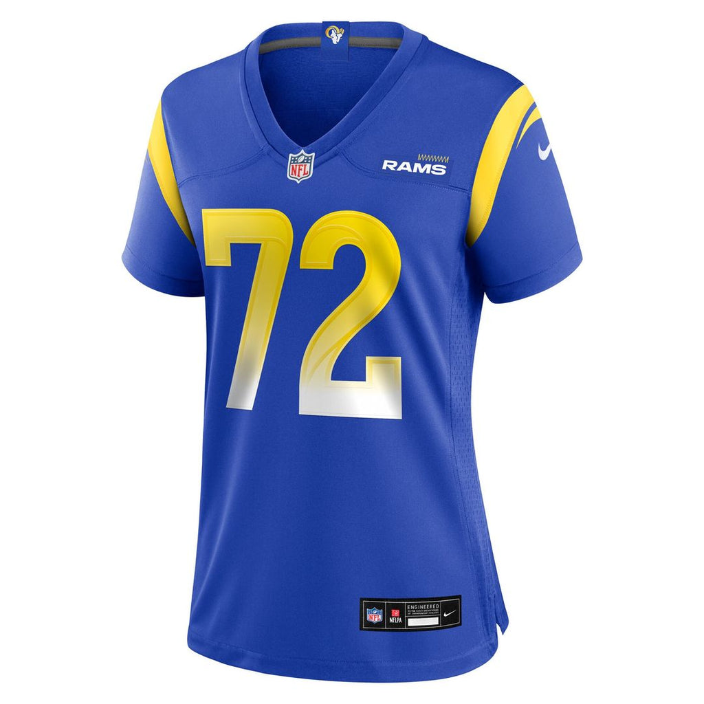D.J. Humphries Los Angeles Rams Nike Women's Team Game Jersey - Royal Official NFL Team Apparel Football Fan Gear