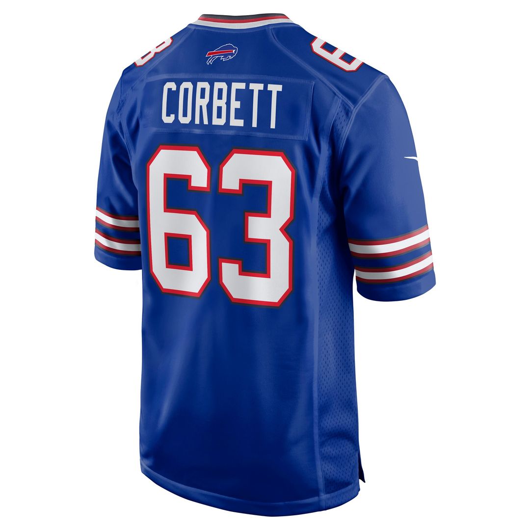 Austin Corbett Buffalo Bills Nike Team Game Jersey - Royal Official NFL Team Apparel Football Fan Gear
