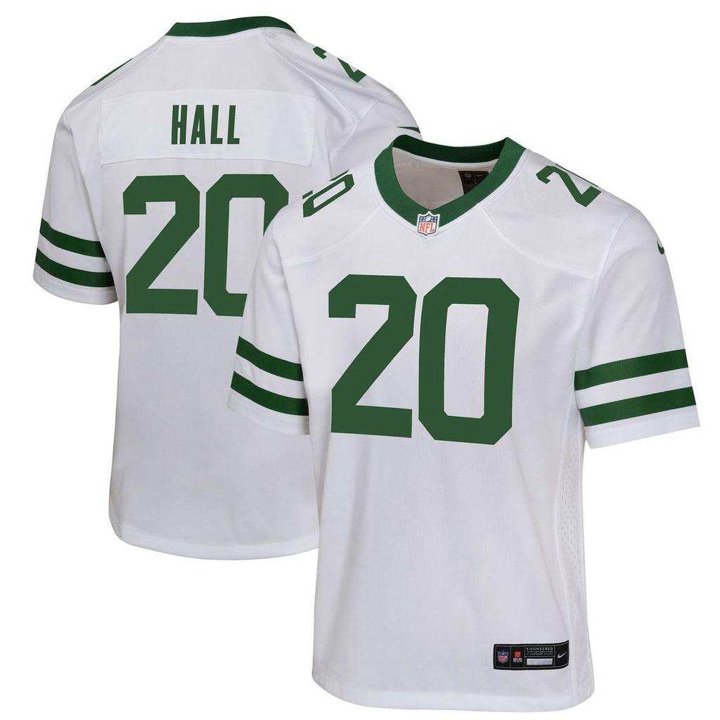 Breece Hall New York Jets Nike Youth Game Jersey - White Official NFL Team Apparel Football Fan Gear