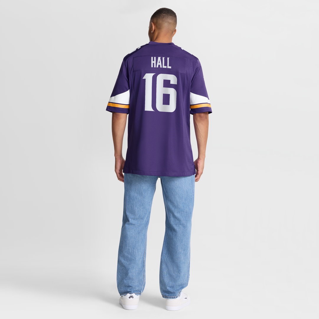 Jaren Hall Minnesota Vikings Nike Game Jersey - Purple Official NFL Team Apparel Football Fan Gear