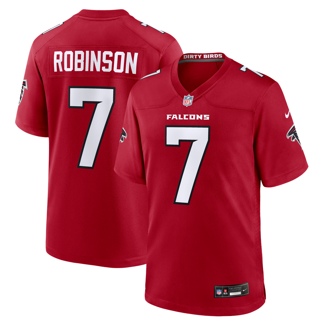 Bijan Robinson Atlanta Falcons Nike Game Jersey - Red Official NFL Team Apparel Football Fan Gear