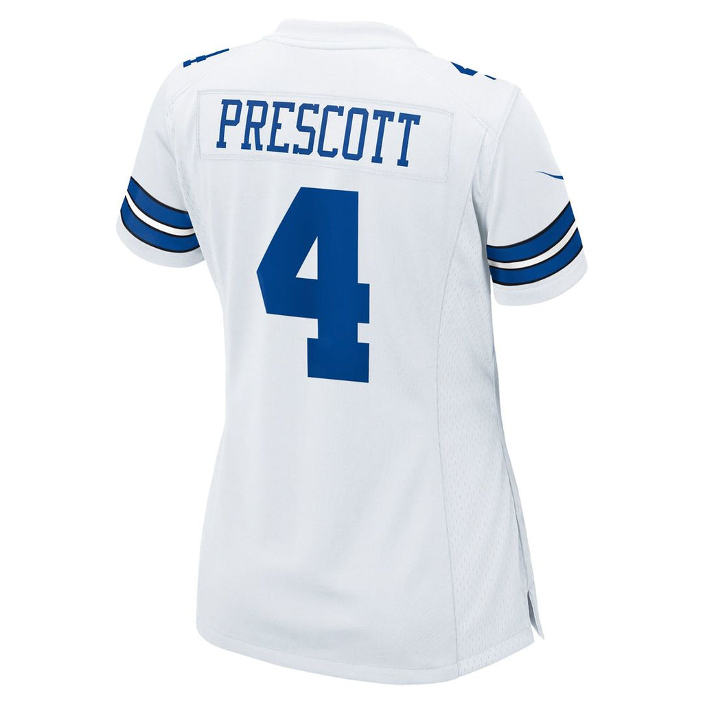 Dak Prescott Dallas Cowboys Nike Women's Team Game Jersey - White Official NFL Team Apparel Football Fan Gear