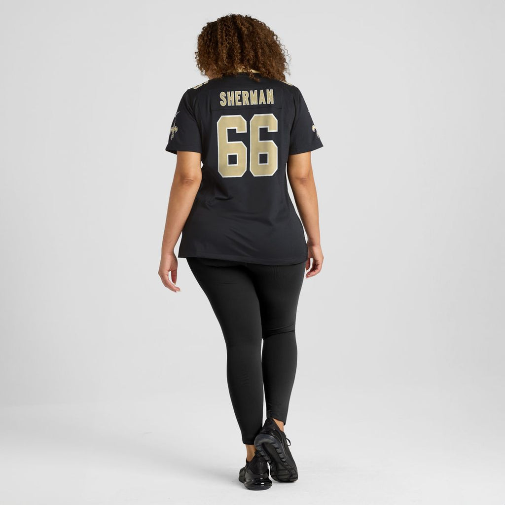 William Sherman New Orleans Saints Nike Women's Team Game Jersey - Black Official NFL Team Apparel Football Fan Gear