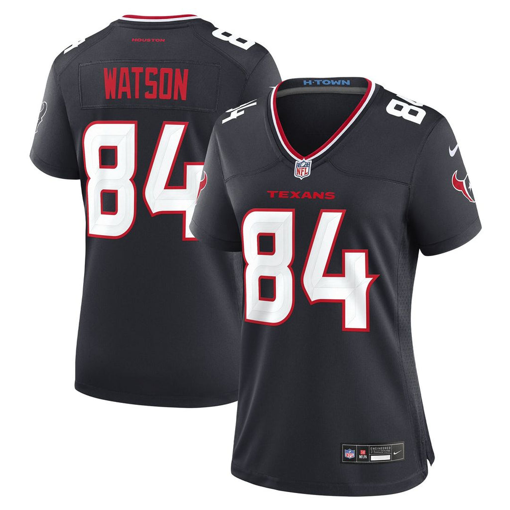 Justin Watson Houston Texans Nike Women's Team Game Jersey - Navy Official NFL Team Apparel Football Fan Gear