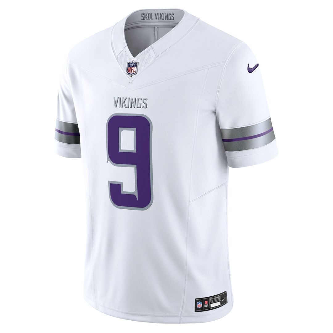 J.J. McCarthy Minnesota Vikings Nike Vapor F.U.S.E. Limited Jersey - White Official NFL Team Apparel Football Fan Gear