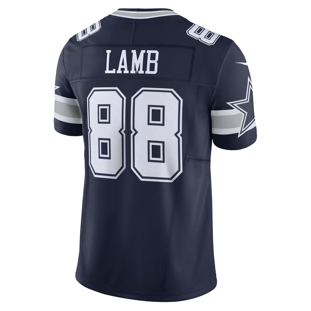 CeeDee Lamb Dallas Cowboys Nike Vapor F.U.S.E. Limited Jersey - Navy Official NFL Team Apparel Football Fan Gear