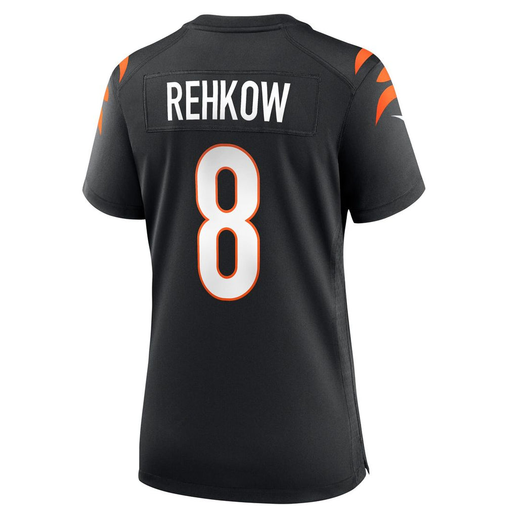 Ryan Rehkow Cincinnati Bengals Nike Women's Game Jersey - Black Official NFL Team Apparel Football Fan Gear